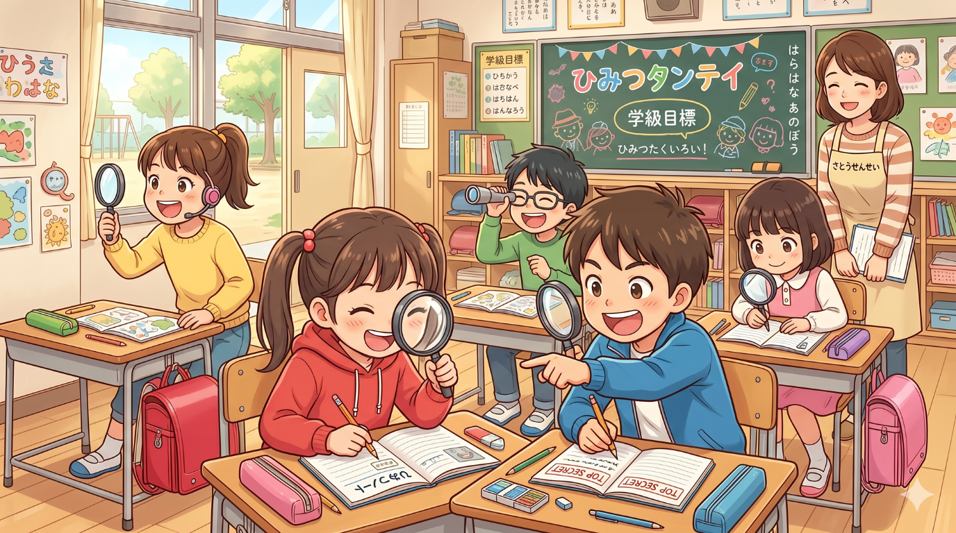 ワクワクする教室の様子