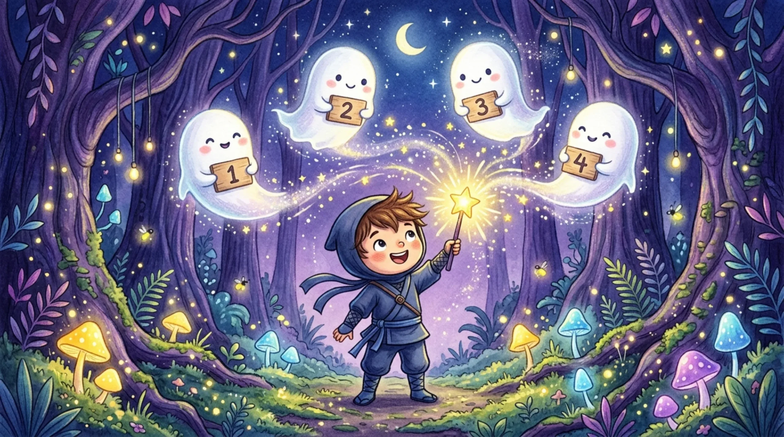 魔法の森のイメージイラスト