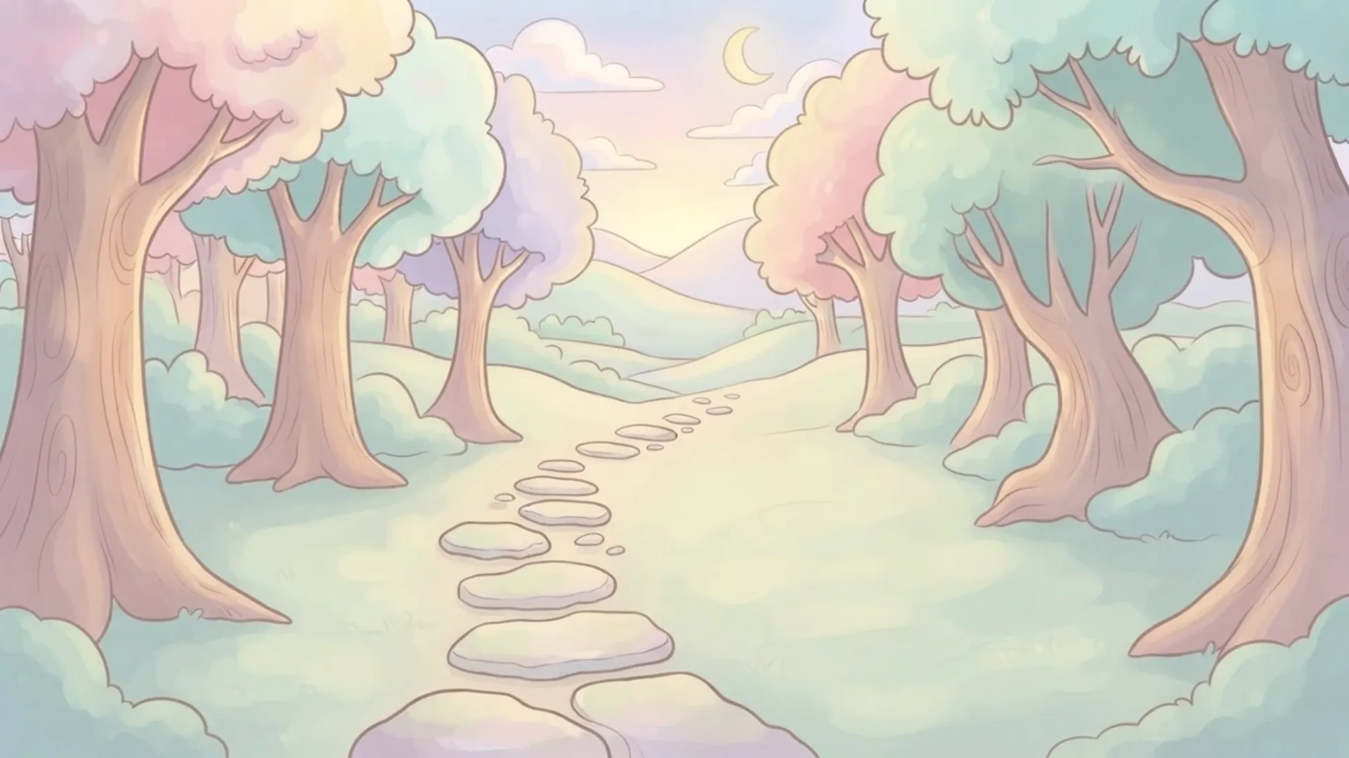 森の背景