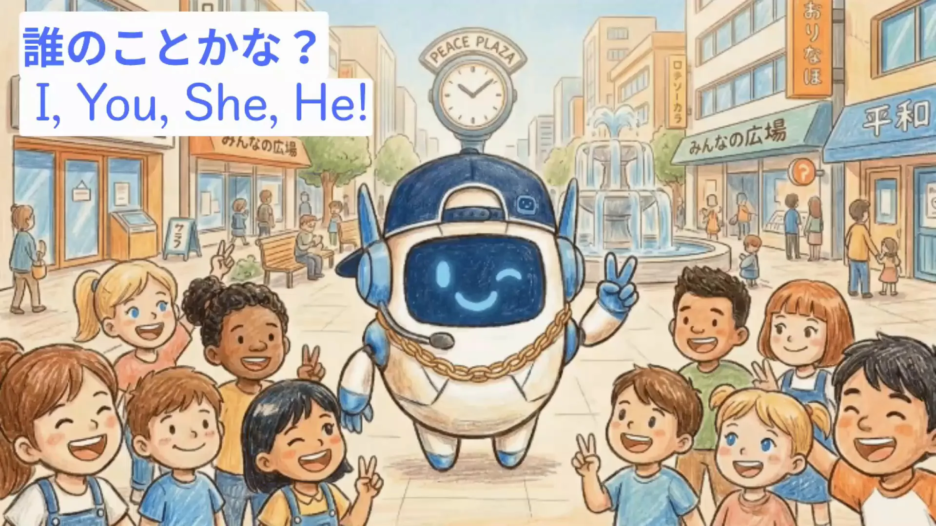 誰のことかな？ I, You, She, He! タイトル画面