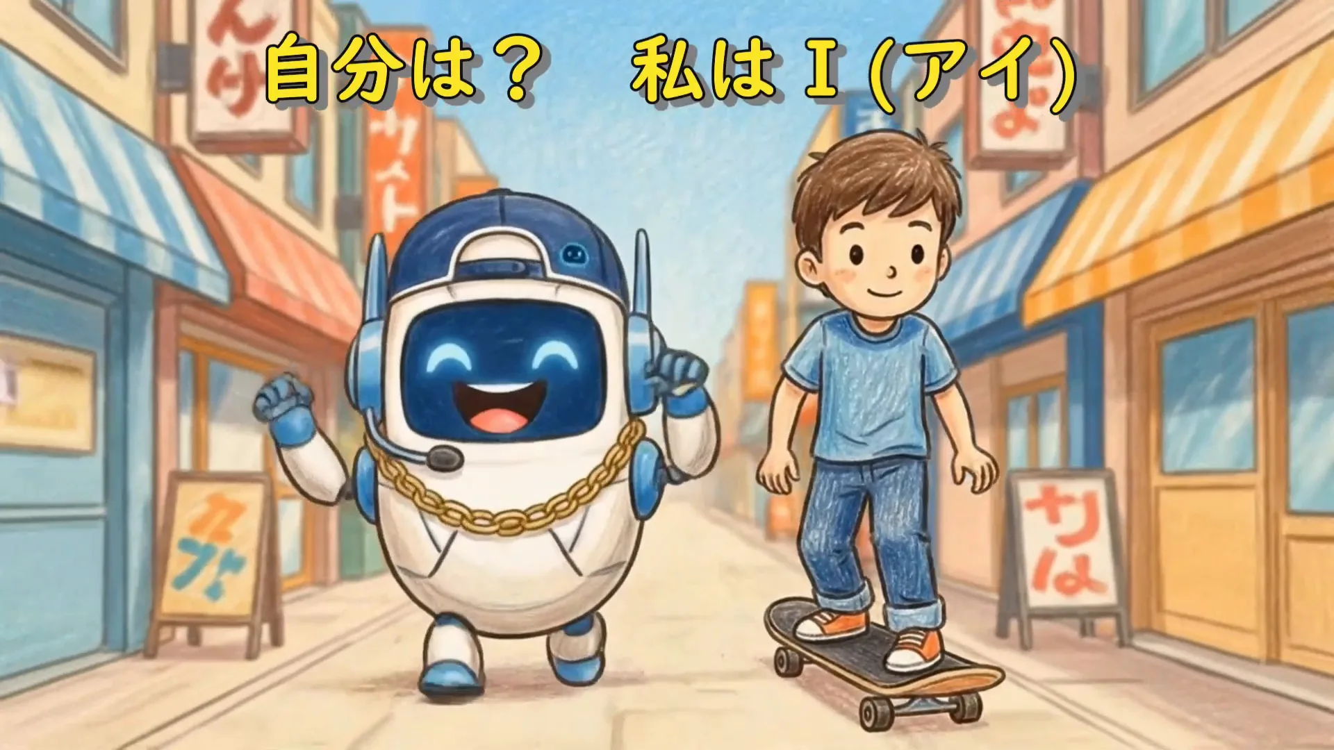 自分は？私はIと歌うジェムえもん